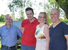 Van links naar rechts: Walter Kiebooms, Ken Casier, Wendy Somers en Kristof Van de Velde