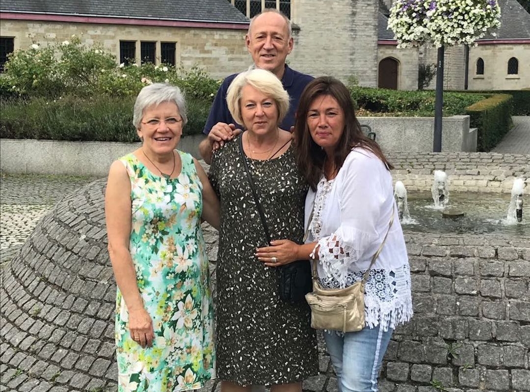 Laatste kandidaten N-VA Borsbeek Vlnr: Miche De Ceuster, Linda Bresseleers, Jan Adams en Nana Horemans